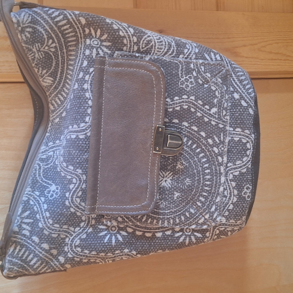 Brown/Gray Myra Crossbody Bag